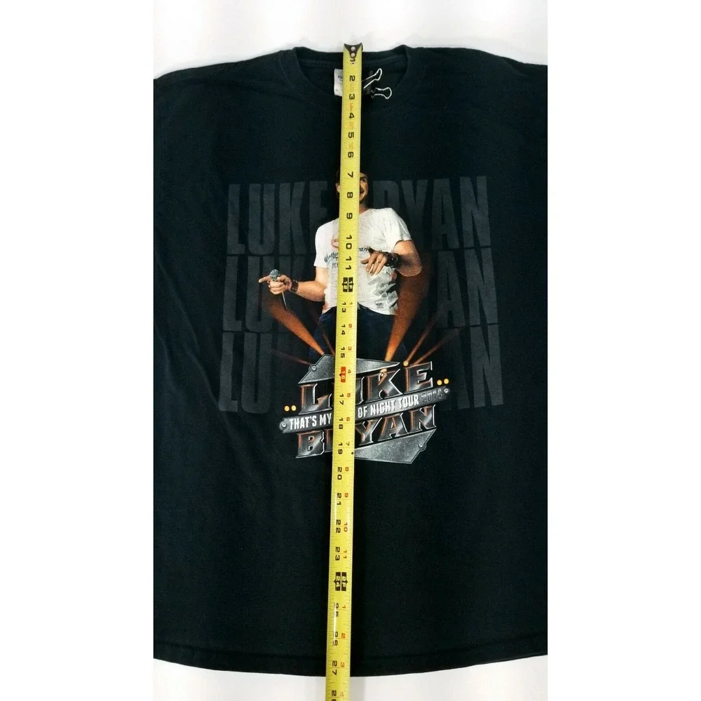 Luke Bryan That's My Kind Of Night Tour 2014 Black T-Shirt Country Men's Sz M 🎶